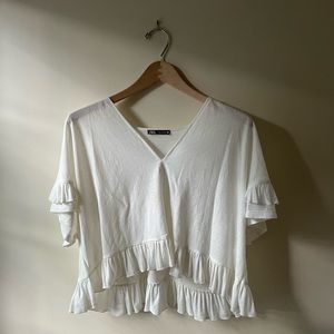 Zara White Top